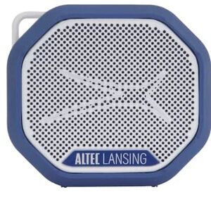Altec Lansing Blue and White Portable Speaker